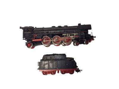 Lot 1862 - Marklin HO gauge 3 rail locomotives including 4-6-2 F800 locomotive & tender 01 097, 2-6-2 locomotive & tender 23 014 and 4-6-0 DB locomtoive and tender 38 1807 (unboxed) (3)