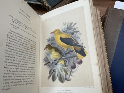 Lot 1757 - Thomas Lilford - Coloured Figures of the Birds of the British Isles, London, R H Porter, 1885-1897, first edition, 7 Vols, 421 chromo lithographs or hand coloured lithographed plates mainly after T...