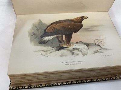 Lot 1757 - Thomas Lilford - Coloured Figures of the Birds of the British Isles, London, R H Porter, 1885-1897, first edition, 7 Vols, 421 chromo lithographs or hand coloured lithographed plates mainly after T...