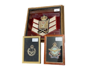 Lot 700 - Queen Elizabeth II Coldstream Guards Colour Sergeants' embroidered arm badge
