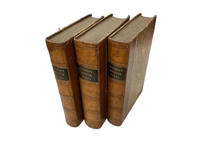 Lot 1763 - William Yarrell, History of British Birds in 3 Volumes, John Van Voorst, London, 1843, first edition, and a collection of books on the theme of British Birds by Thorburn and others. (1 box)