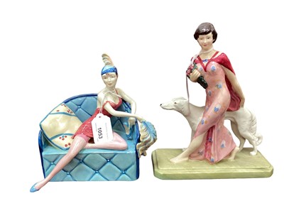 Lot 1053 - Two Peggy Davies Kevin Francis limited edition figures - La Femme Fatal, no.541 of 750, modelled by Andy Moss and Rosa Canina, no.459 of 750, modelled by Geoff Blower