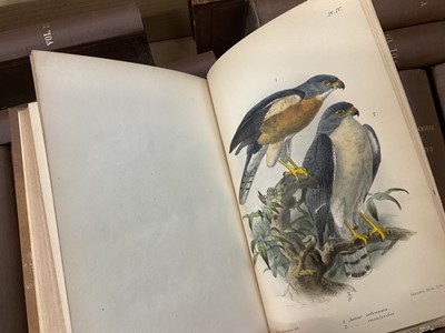 Lot 1765 - Catalogue of the Birds in the British Museum, 1874 - 1895 27 vols, I-XXVII, extensively illustrated, cloth bindings (some damp damage)