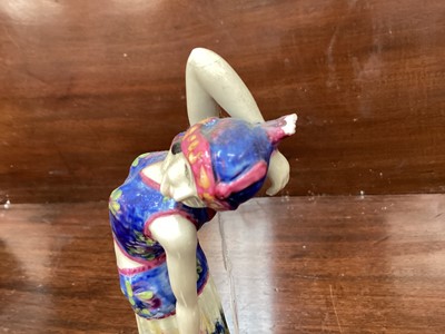 Lot 1057 - Two Peggy Davies Kevin Francis limited edition figures - Moon Dance, no.361 of 750, modelled by Andy Moss, and Charlie Guild Piece 1998/1999, modelled by John Michael