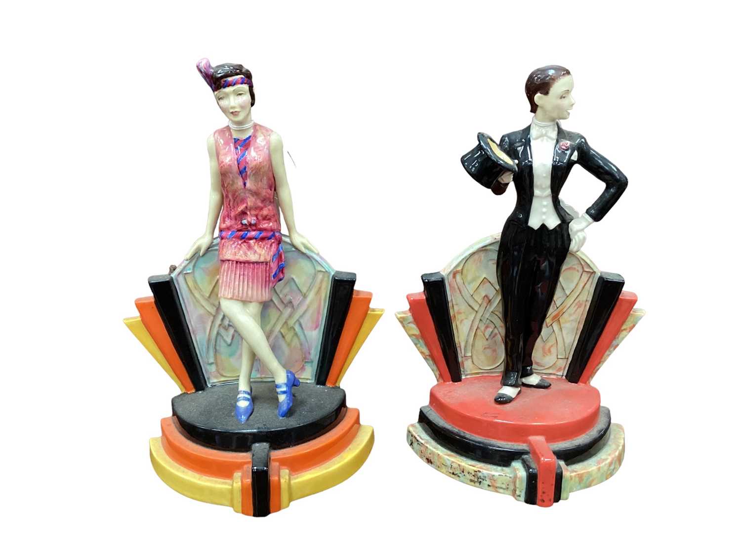 Lot 1062 - Two Kevin Francis Ritzy Girl Series figures - Hullabalu-lu and Bloomsbury Bo