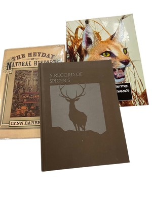 Lot 1790 - Robert Chinnery - A record of Spicer's, 1798-1960, history of a famous Taxidermy Firm, 2001 limited edition, signed and numbered 166/250, together with two further books on taxidermy. (3)