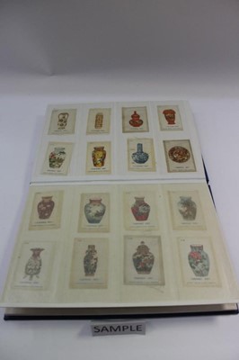 Lot 1525 - Cigarette cards collection of Silk issues in albums including Morris Flowers, Muratti, RJ Lea, Godrey Phillips including military issues etc. (Qty)