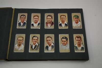 Lot 1526 - Cigarette cards selection of early slip in albums sets & part sets including flowers, trees, film stars, cricketers etc.