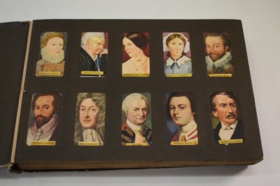 Lot 1529 - Cigarette cards selection of slip in albums, containing sets & part sets including Players Military Motors, Nicholas Sarony, Film stars, Wills Time & Money, etc.