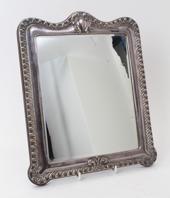 Lot 518 - Contemporary pure silver (stamped 999) dressing table mirror