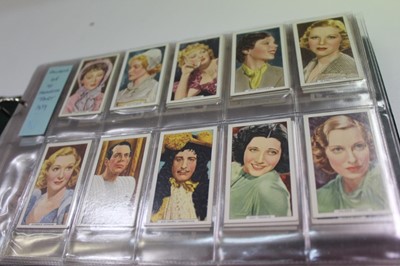 Lot 1538 - Cigarette cards two albums of Gallaher sets including Aeroplanes, Army Badges, Butterflies, Racing Scenes etc.