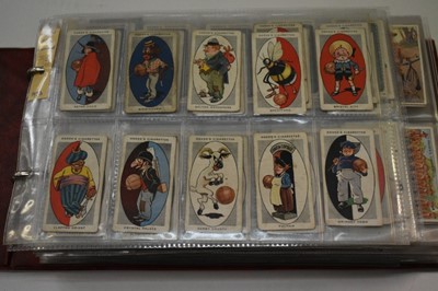 Lot 1541 - Cigarette cards Ogdens in two albums sets/part sets to include Australian Test Cricketers Boy Scouts, Derby Entrants 1929, Famous Footballers, Prominent Race Horses of 1933, Racing Pigeons etc.