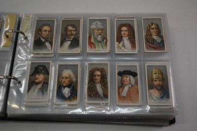 Lot 1541 - Cigarette cards Ogdens in two albums sets/part sets to include Australian Test Cricketers Boy Scouts, Derby Entrants 1929, Famous Footballers, Prominent Race Horses of 1933, Racing Pigeons etc.