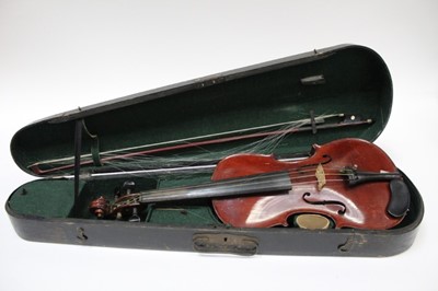Lot 2219 - The Maidstone violin in case with bow
