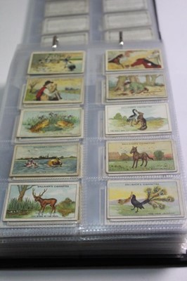 Lot 1501 - Cigarette cards selection in four albums including sets/part sets Dobson Mole & Co, VC Heroes, Teofani Ships & Their Flags, Woods Romance of the Royal Mail, Spring Bok Rugby & Cricket, Carreras Fam...