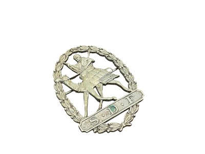 Lot 750 - Very Scarce silver Sudanese Defence Force silver badge (Birmingham 1930), maker William James Dingley, 5.5cm in length.