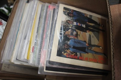 Lot 2239 - Collection of records and singles, including Ian Dury, Jimi Hendrix, The Clash, The Jam, David Bowie, The Pogues, The Damned, Public Image Limited, other rock and punk, etc (3 boxes)