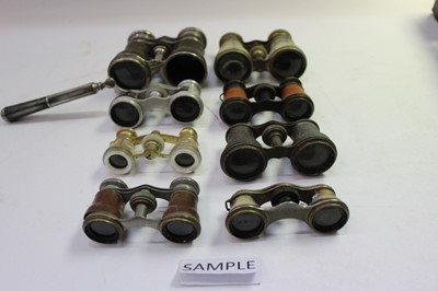 Lot 2454 - Collection of opera glasses (one box)