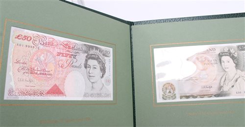 Lot 133 - Banknotes - G.B. Elizabeth II limited edition...