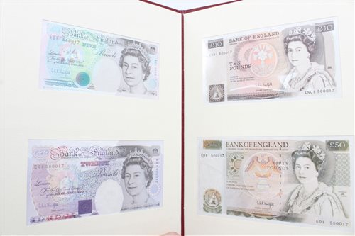 Lot 136 - Banknotes - G.B. Elizabeth II limited edition...