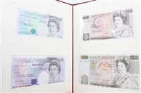 Lot 136 - Banknotes - G.B. Elizabeth II limited edition...