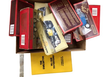 Lot 1898 - Selection of Matchbox Yesteryear models, in straw and crimson boxes plus others