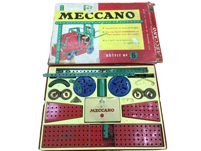 Lot 1899 - Meccano No.6 outfit in original box, boxed lego items, twinplate xylophone and other games including Bonanza board game etc.