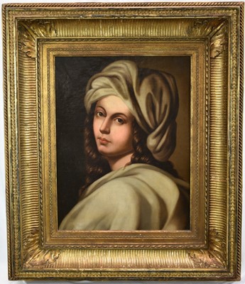 Lot 1173 - After Guido Reni (1575-1642) oil on canvas laid on board - portrait of Beatrice Cenci, 45cm x 35cm, in gilt frame