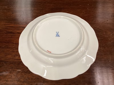 Lot 1186 - Eleven pieces of Herend porcelain with hand painted floral decoration including cups and saucers