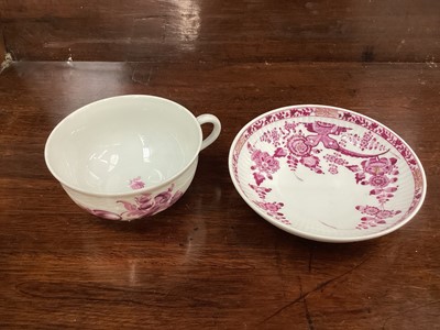 Lot 1186 - Eleven pieces of Herend porcelain with hand painted floral decoration including cups and saucers