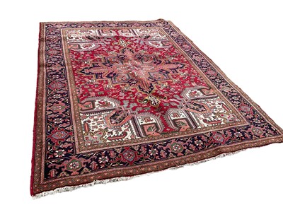 Lot 1597 - Heriz style carpet