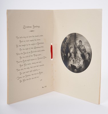 Lot 43 - Rare 1910 Royal Christmas card signed by all the Children of King George V and Queen Mary