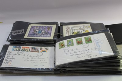 Lot 1578 - Stamps GB and World First Day Covers in albums, including commemorative and definitive issues etc.