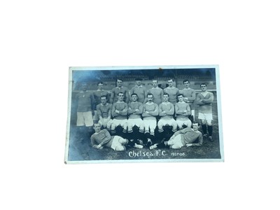 Lot 1586 - Postcard Real photographic Chelsea Football Club 1907-08.