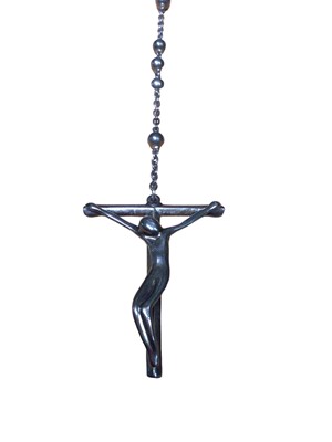 Lot 216 - Tiffany & Co silver rosary bead necklace by Elsa Peretti (London 1999)