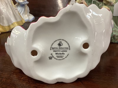 Lot 1197 - Ten Royal Doulton figures - Happy Birthday HN3095, Michelle HN4915, Grace HN3699, Bess HN4863, In My Heart HN4734, Jacqueline HN2333, Rachel HN2936, Ascot HN2356, Marjorie HN2788 and Clarissa HN234...