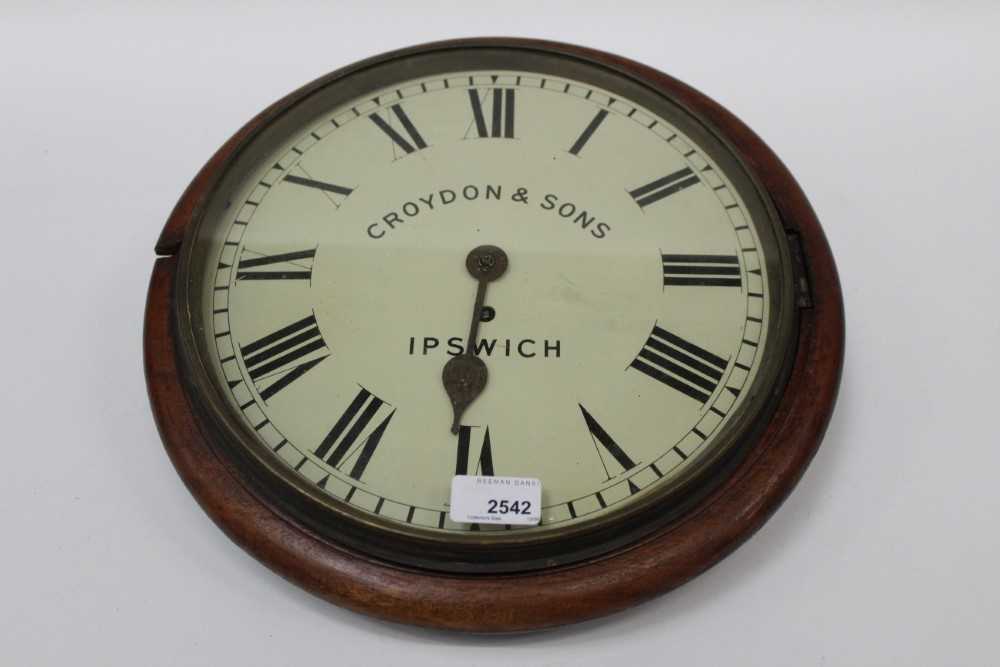 Wall Dial Lot 2542 - Late Victorian 12 inch wall dial in