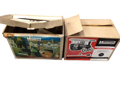 Lot 1918 - Mamod steam roller and TE1 traction engine, in original boxes