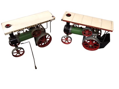 Lot 1919 - Two Mamod TE1 traction engines, in boxes