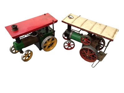 Lot 1920 - Two Mamod traction engines