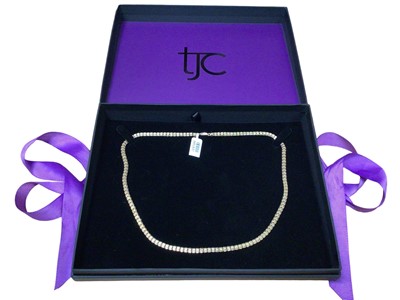 Lot 243 - 9ct gold fancy link necklace, 50.5cm long, boxed