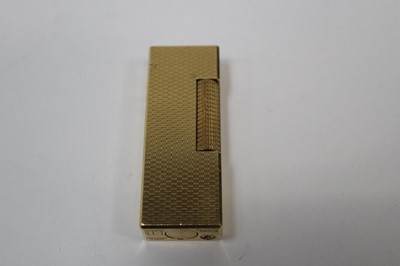 Lot 2563 - Gold plated dunhill lighter