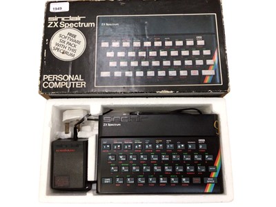 Lot 1949 - Sinclair ZX Spectrum personal computer in original box, appears to be unused