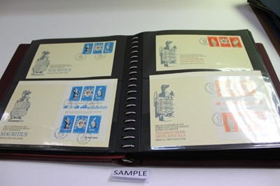 Lot 1590 - U.S FDC's 1970-1980s, Commonwealth collection of FDC's 1970s in three albums and 1987 Royal Mail album