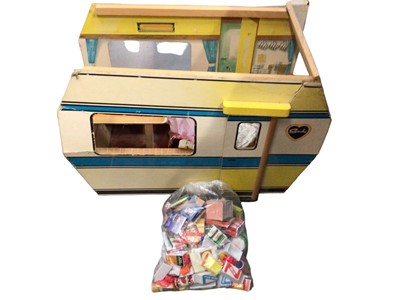 Lot 1936 - Large collection of Sindy 1970s/80s accessories to include house, furniture, beach buggy, caravan, horse etc