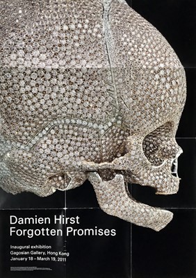 Lot 272 - Damien Hirst Forgotten Promises Exhibition poster