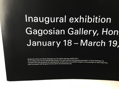 Lot 37 - Damien Hirst Forgotten Promises Exhibition poster