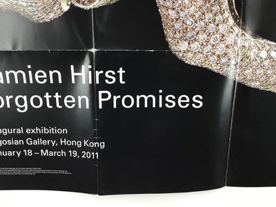 Lot 37 - Damien Hirst Forgotten Promises Exhibition poster