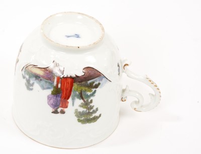 Lot 310 - Meissen coffee cup and saucer, circa 1745-50