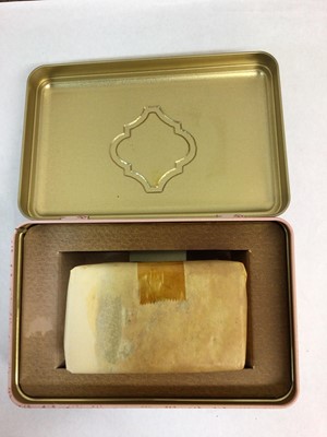 Lot 171 - The Wedding of T.R.H. Prince Charles to Camilla Duchess of Cornwall 2005, piece of wedding cake in decorative tin with presentation card and outer box